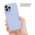 Electroplating Leather Texture TPU Edge Hard Case for iPhone 13 iPhone 13 / Black - Ktusu