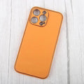 Electroplating Leather Texture TPU Edge Hard Case for iPhone 13 iPhone 13 / Black - Ktusu