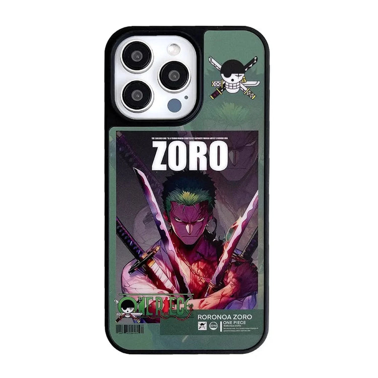 Fashion Cartoon Anime Print PC Case for iPhone 14 Pro iPhone 14 Pro / Zoro - Ktusu