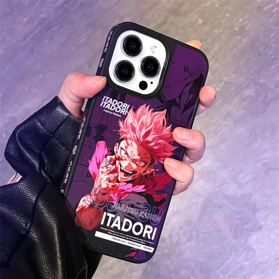 Fashion Cartoon Anime Print PC Case for iPhone 15 Pro - Ktusu