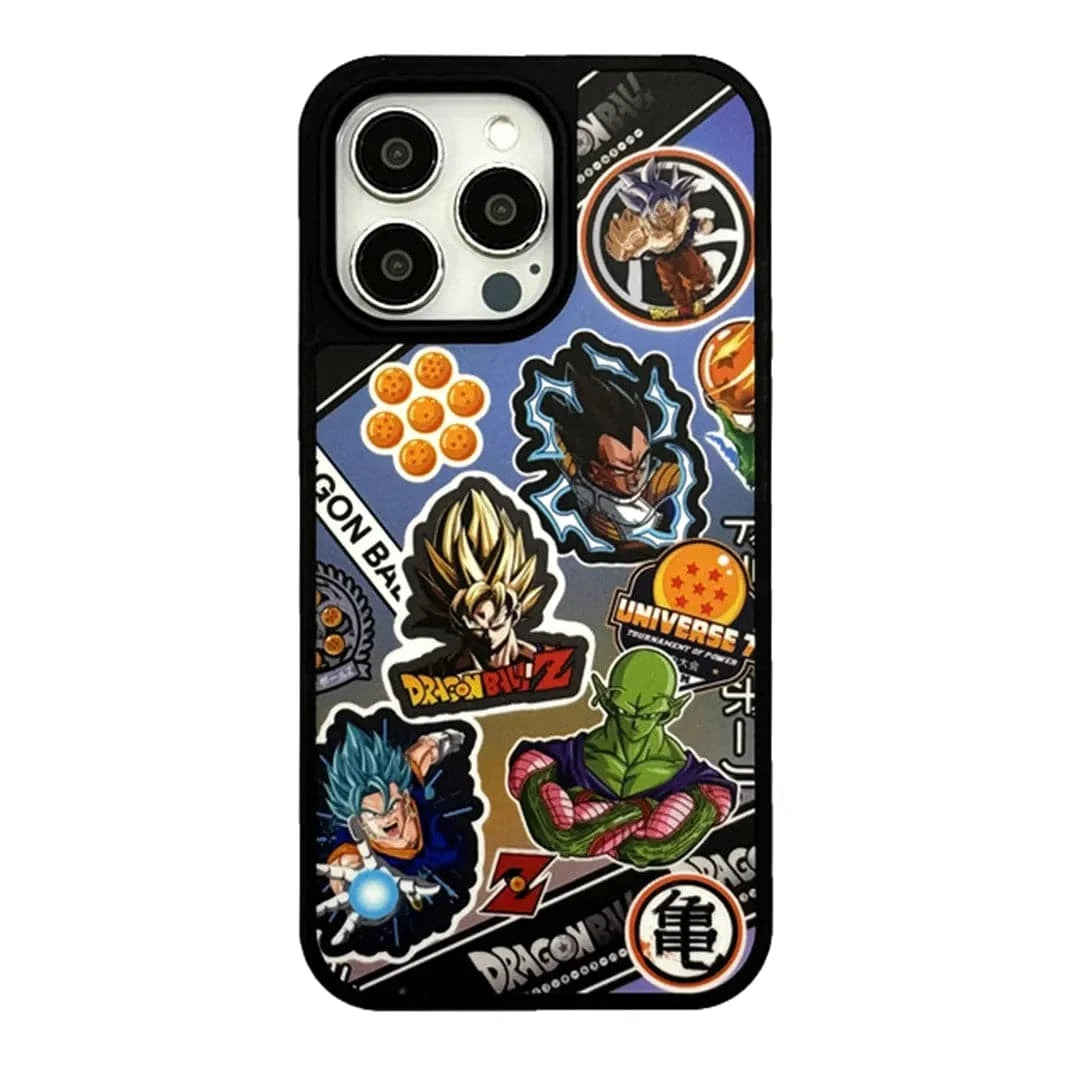 Fashion Cartoon Anime Print PC Case for iPhone 15 Pro iPhone 15 Pro / Dragon - Ktusu
