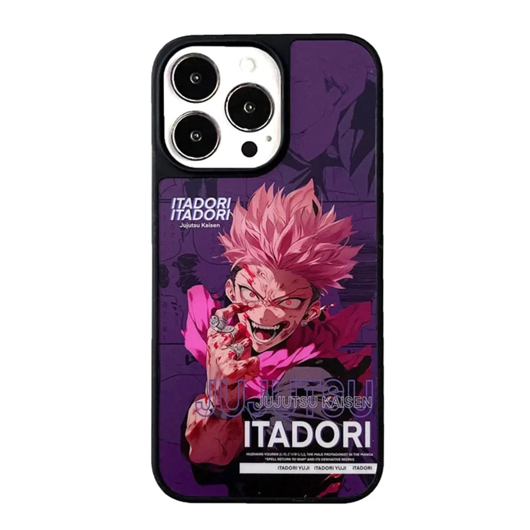 Fashion Cartoon Anime Print PC Case for iPhone 15 Pro iPhone 15 Pro / Itadori - Ktusu