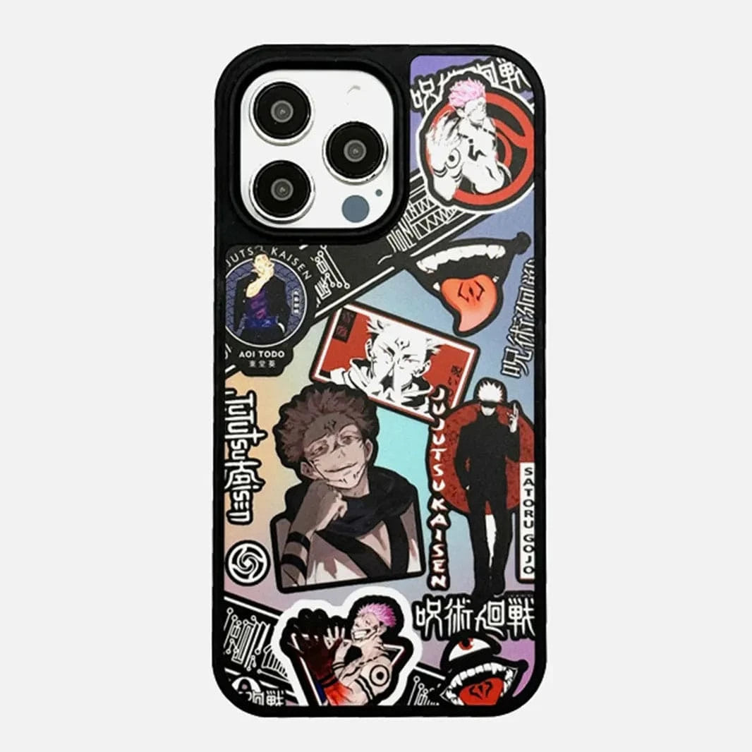 Fashion Cartoon Anime Print PC Case for iPhone 15 Pro iPhone 15 Pro / Jujutsu Kaisen - Ktusu