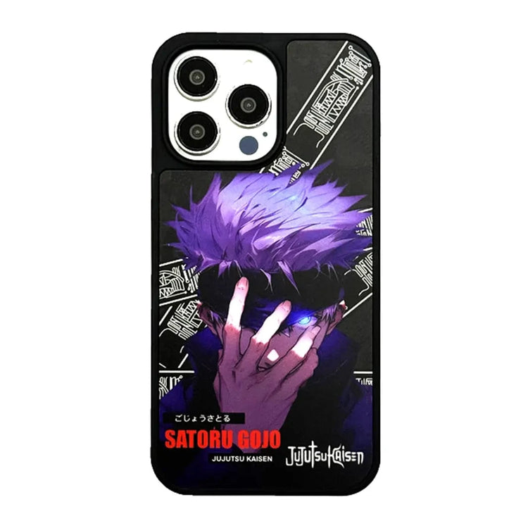 Fashion Cartoon Anime Print PC Case for iPhone 15 Pro iPhone 15 Pro / Satoru - Ktusu