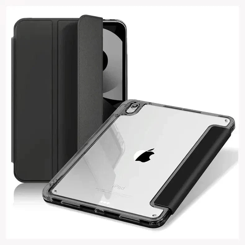 Faux Leather Soft TPU Cover for iPad 10 (10.9-inch)| 11 (11-inch) iPad 10 (10.9-inch)| 11 (11-inch) / Black - Ktusu