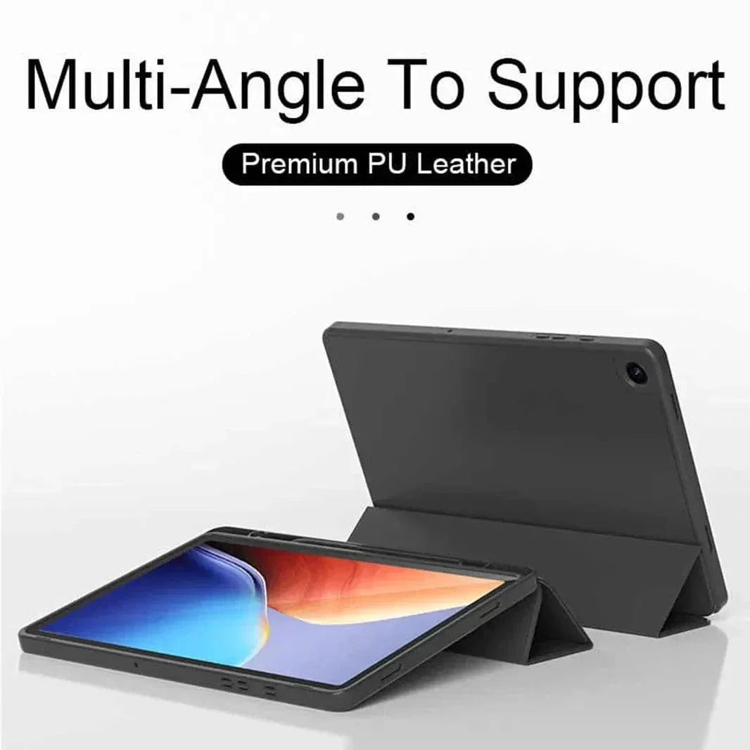Faux Leather Soft TPU Cover for Samsung Tab S8 Plus | Tab S9 Plus | Tab S9 FE Plus | Tab S10 Plus - Ktusu