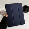 Faux Leather Soft TPU Cover for Samsung Tab S8 Plus | Tab S9 Plus | Tab S9 FE Plus | Tab S10 Plus Samsung Tab S8 Plus | Tab S9 Plus | Tab S9 FE Plus | Tab S10 Plus / Midnight Blue - Ktusu