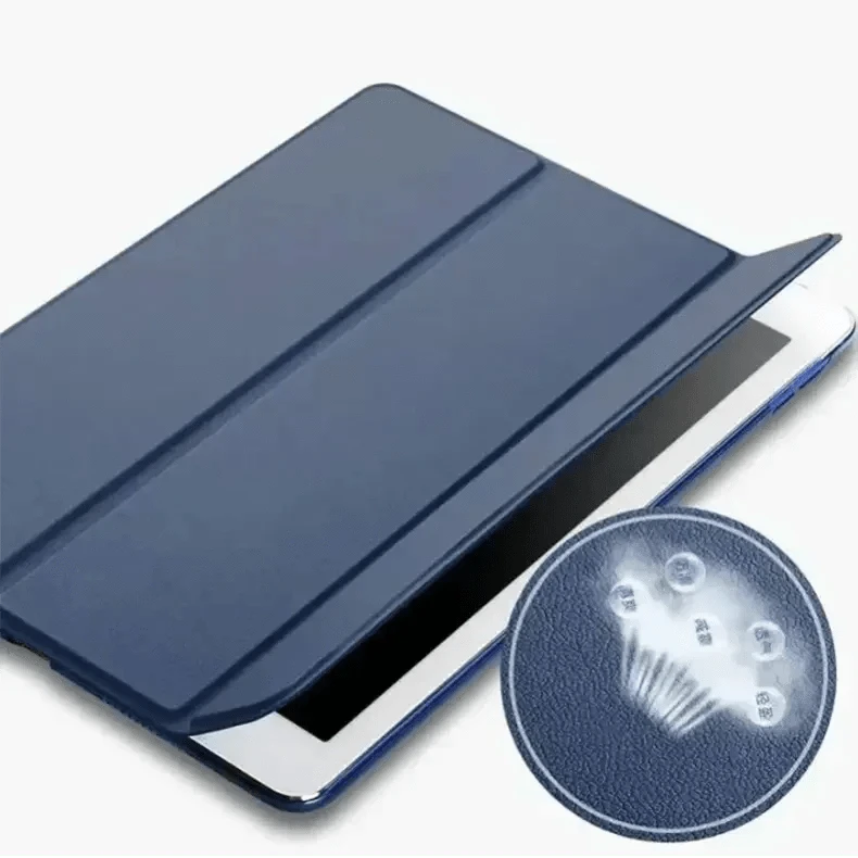 Faux Leather TPU Fabric Finish Cover for iPad mini 1 | 2 | 3 (7.9-inch) iPad mini 1 | 2 | 3 (7.9-inch) / Midnight Blue - Ktusu