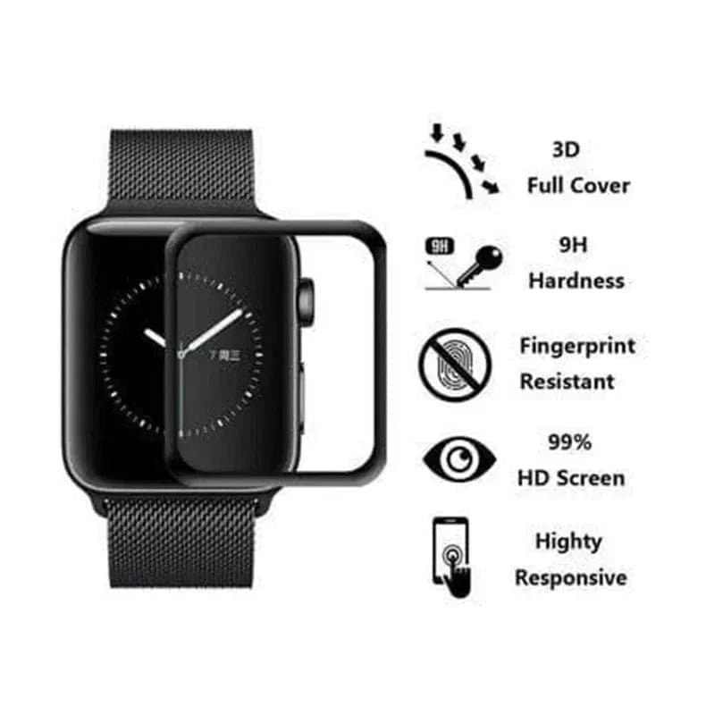 Flexible Clear Tempered Glass for Apple Watch 42mm Series 10 42mm Series 10 - Ktusu