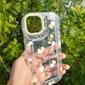 Floral Print Clear Soft Case for iPhone 13 Pro Max - Ktusu