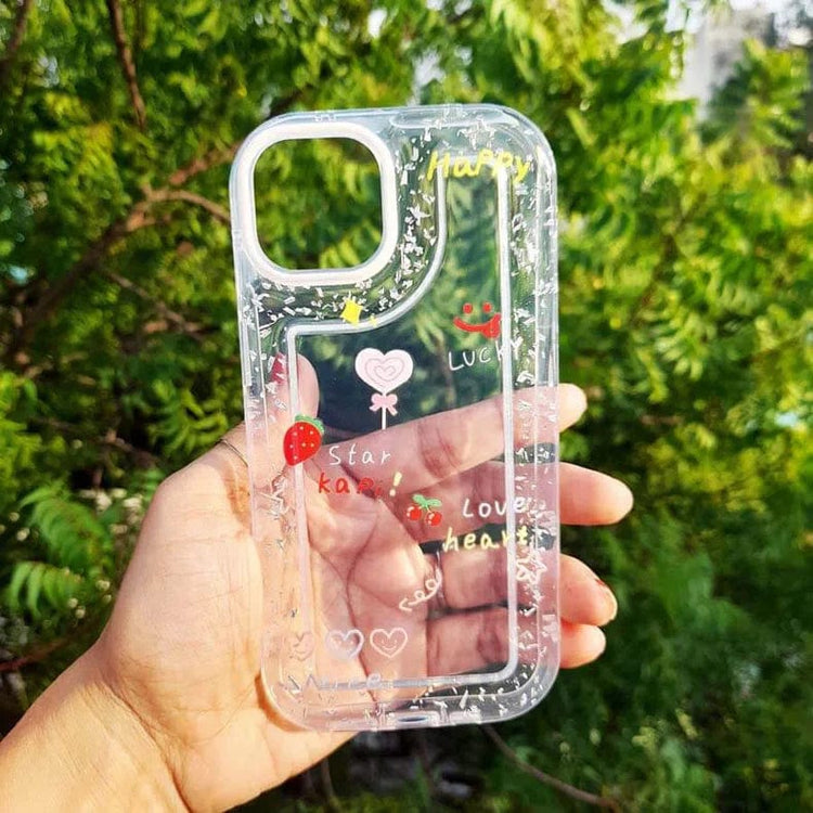 Floral Print Clear Soft Case for iPhone 14 Pro Max iPhone 14 Pro Max / Floral - Ktusu