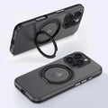 Fluted Texture Magnetic Kickstand Matte Case for iPhone 16 Plus - Ktusu