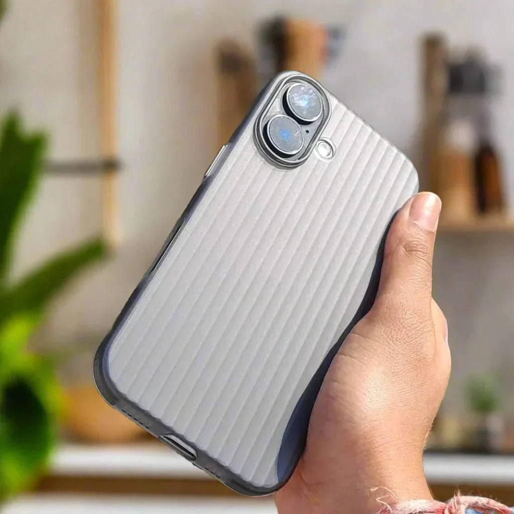 Fluted Texture Magsafe Matte Case for iPhone 16 Plus - Ktusu