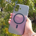 Fluted Texture Magsafe Matte Case for iPhone 16 Plus - Ktusu