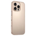 Fluted Texture Magsafe Matte Case for iPhone 16 Pro Max iPhone 16 Pro Max / without magsafe / Desert Titanium - Ktusu