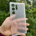 Fluted Texture MagSafe Matte Case for Samsung S23 Ultra - Ktusu