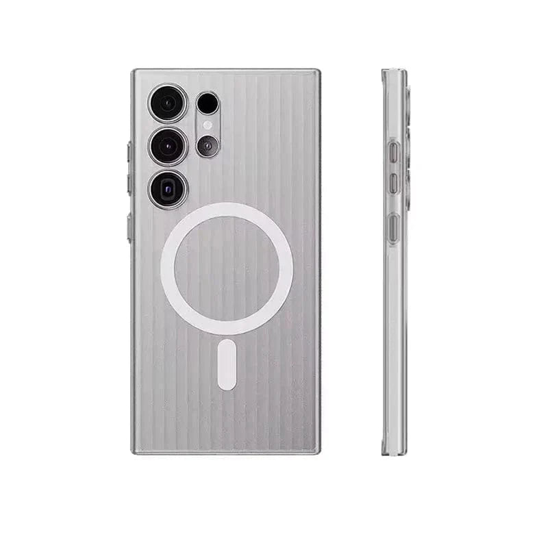 Fluted Texture MagSafe Matte Case for Samsung S23 Ultra - Ktusu