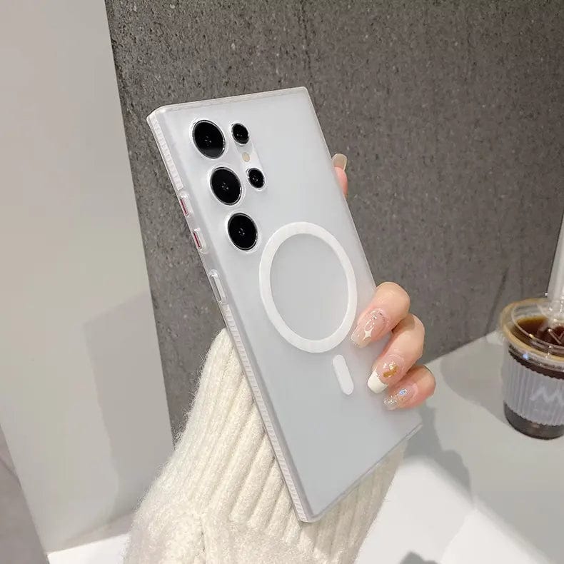Fluted Texture MagSafe Matte Case for Samsung S23 Ultra - Ktusu