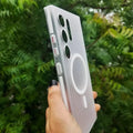 Fluted Texture MagSafe Matte Case for Samsung S23 Ultra - Ktusu