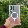 Fluted Texture MagSafe Matte Case for Samsung S23 Ultra - Ktusu