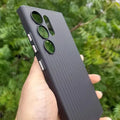 Fluted Texture Silicone Soft Touch PC Hard Case for Samsung S24 - Ktusu