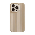 Fluted Texture Soft Touch Magsafe PC Case for iPhone 15 Pro Max iPhone 15 Pro Max / with magsafe / Oxide White - Ktusu
