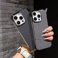 Frameless Shiny Hard Fabric Case for iPhone 15 - Ktusu