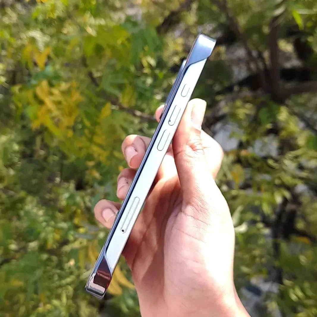 Frameless Shiny Hard Fabric Case for iPhone 15 Pro Max - Ktusu