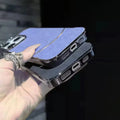 Frameless Shiny Hard Fabric Case for iPhone 15 Pro Max - Ktusu