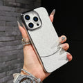 Frameless Shiny Hard Fabric Case for iPhone 15 Pro Max iPhone 15 Pro Max / white - Ktusu