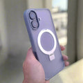 Frosted Magsafe Kickstand Matte Hard Case for iPhone 16 Pro - Ktusu