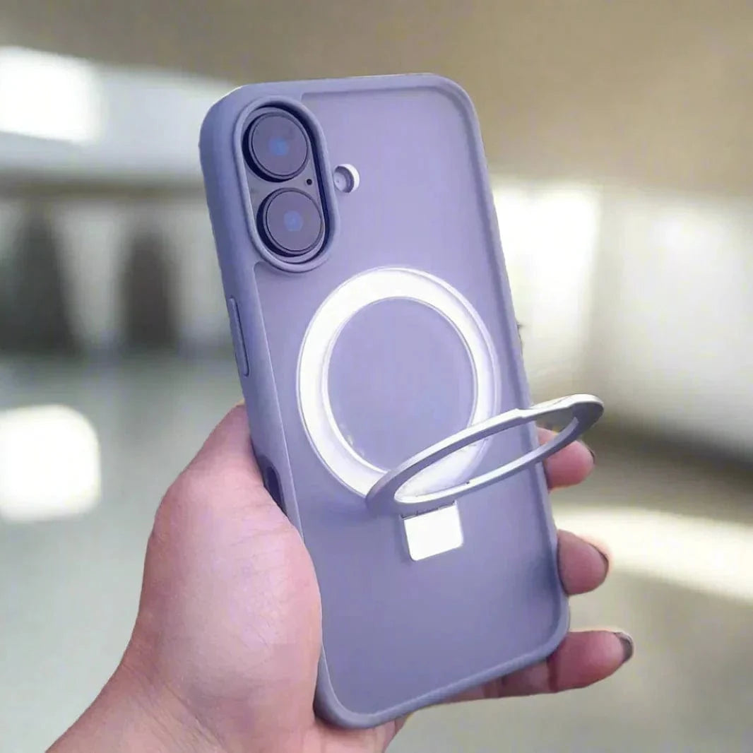 Frosted Magsafe Kickstand Matte Hard Case for iPhone 16 Pro - Ktusu