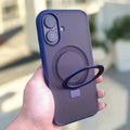 Frosted Magsafe Kickstand Matte Hard Case for iPhone 16 Pro - Ktusu
