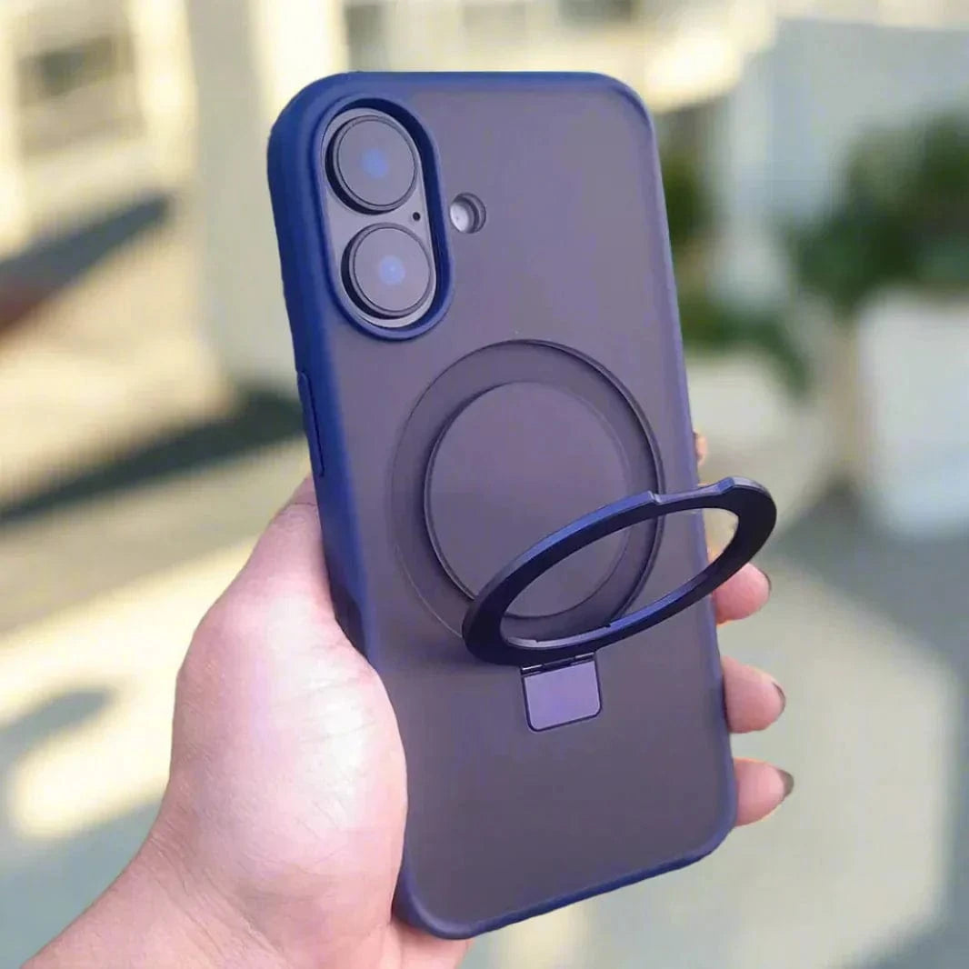 Frosted Magsafe Kickstand Matte Hard Case for iPhone 16 Pro - Ktusu