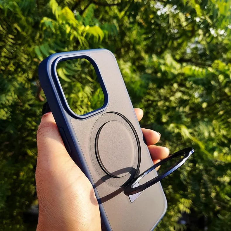 Frosted Magsafe Kickstand Matte Hard Case for iPhone 16 Pro - Ktusu