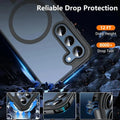 Frosted Semi Transparent MagSafe Case for Samsung S25 Samsung S25 / Black - Ktusu