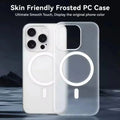 Frosted Ultra-Thin Slim Matte Magsafe Hard Case for iPhone 15 - Ktusu