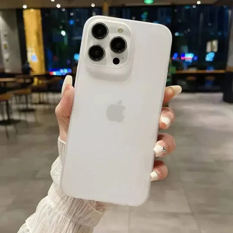 Frosted Ultra-Thin Slim Matte Magsafe Hard Case for iPhone 15 iPhone 15 / Frosted / without magsafe - Ktusu