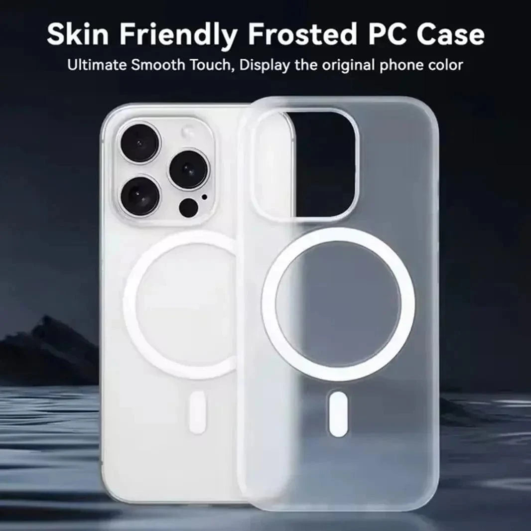 Frosted Ultra-Thin Slim Matte Magsafe Hard Case for iPhone 15 Pro Max - Ktusu