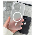 Frosted Ultra-Thin Slim Matte Magsafe Hard Case for iPhone 15 Pro Max iPhone 15 Pro Max / Frosted / with magsafe - Ktusu