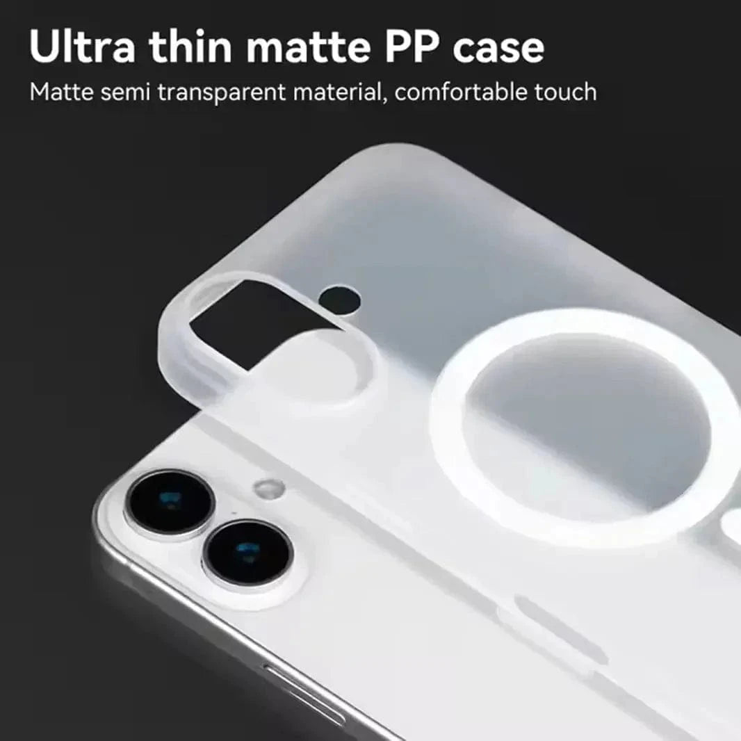 Frosted Ultra-Thin Slim Matte Magsafe Hard Case for iPhone 16 Pro Max - Ktusu