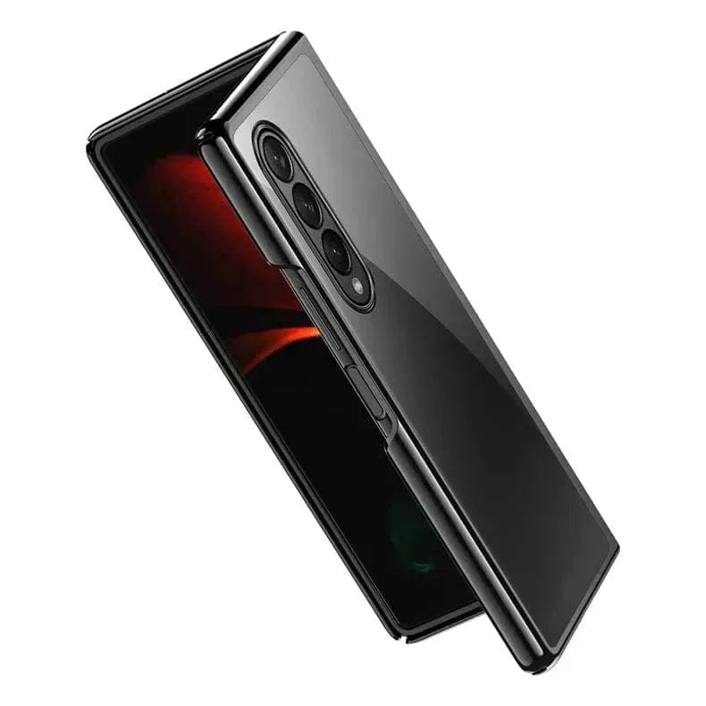 Full Electroplating Frame clear Hard Case for Samsung Z Fold4 - Ktusu