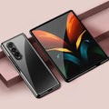 Full Electroplating Frame clear Hard Case for Samsung Z Fold4 - Ktusu