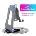 G62 Portable Folding 360 Rotating Mobile Phone Stand Silver - Ktusu