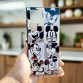 Glass Print Soft Edges Hard Case Cover for Samsung S22 Plus Samsung S22 Plus / Design 3 - Ktusu
