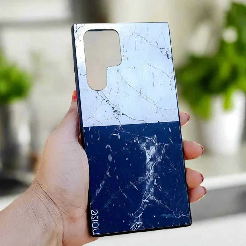 Glass Print Soft Edges Hard Case Cover for Samsung S22 Plus Samsung S22 Plus / Design 8 - Ktusu