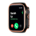 Glossy Chrome 360 Degree Hard Body Bumper for Apple Watch 41mm - Ktusu