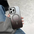 Gradient Frosted Magsafe Hard Case for iPhone 15 Pro iPhone 15 Pro / Coffee Brown / with magsafe - Ktusu