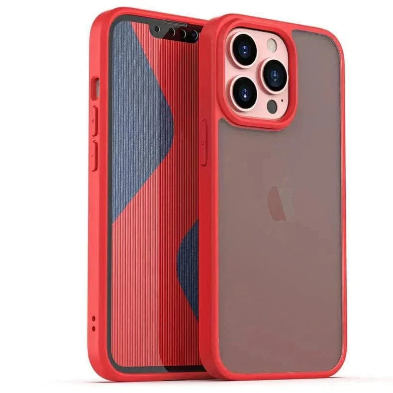 Guardian Series Matte Finish Hard Case for iPhone 12 Pro Max iPhone 12 Pro Max / Red - Ktusu