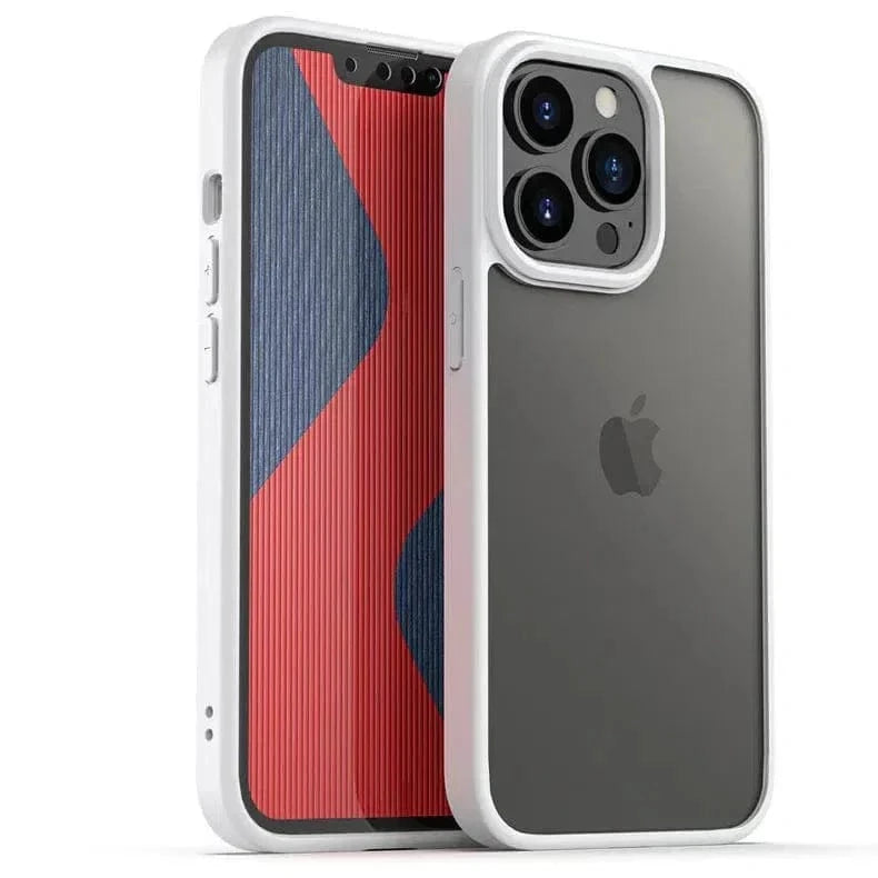 Guardian Series Matte Finish Hard Case for iPhone 12 Pro Max iPhone 12 Pro Max / White - Ktusu